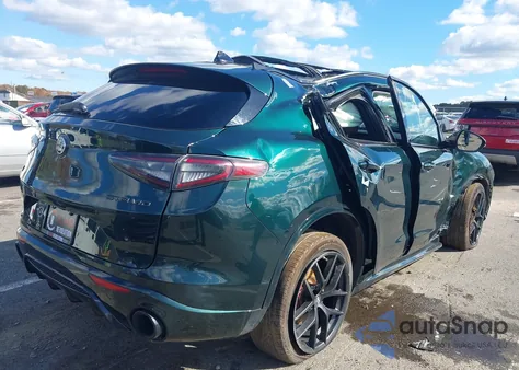 2021 Alfa Romeo Stelvio Ti Sport Awd из США, поврежденный, VIN ZASPAKBN4M7D15730